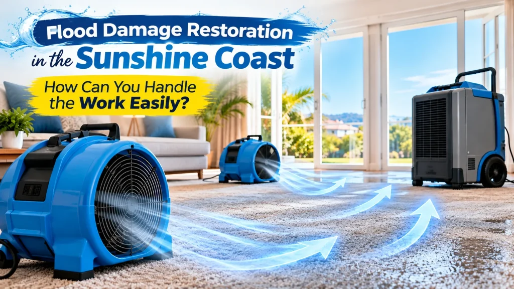 Flood Damage Restoration in the Sunshine Coast