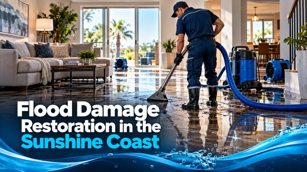 Some effective steps that you should take after water damage in Sunshine Coast